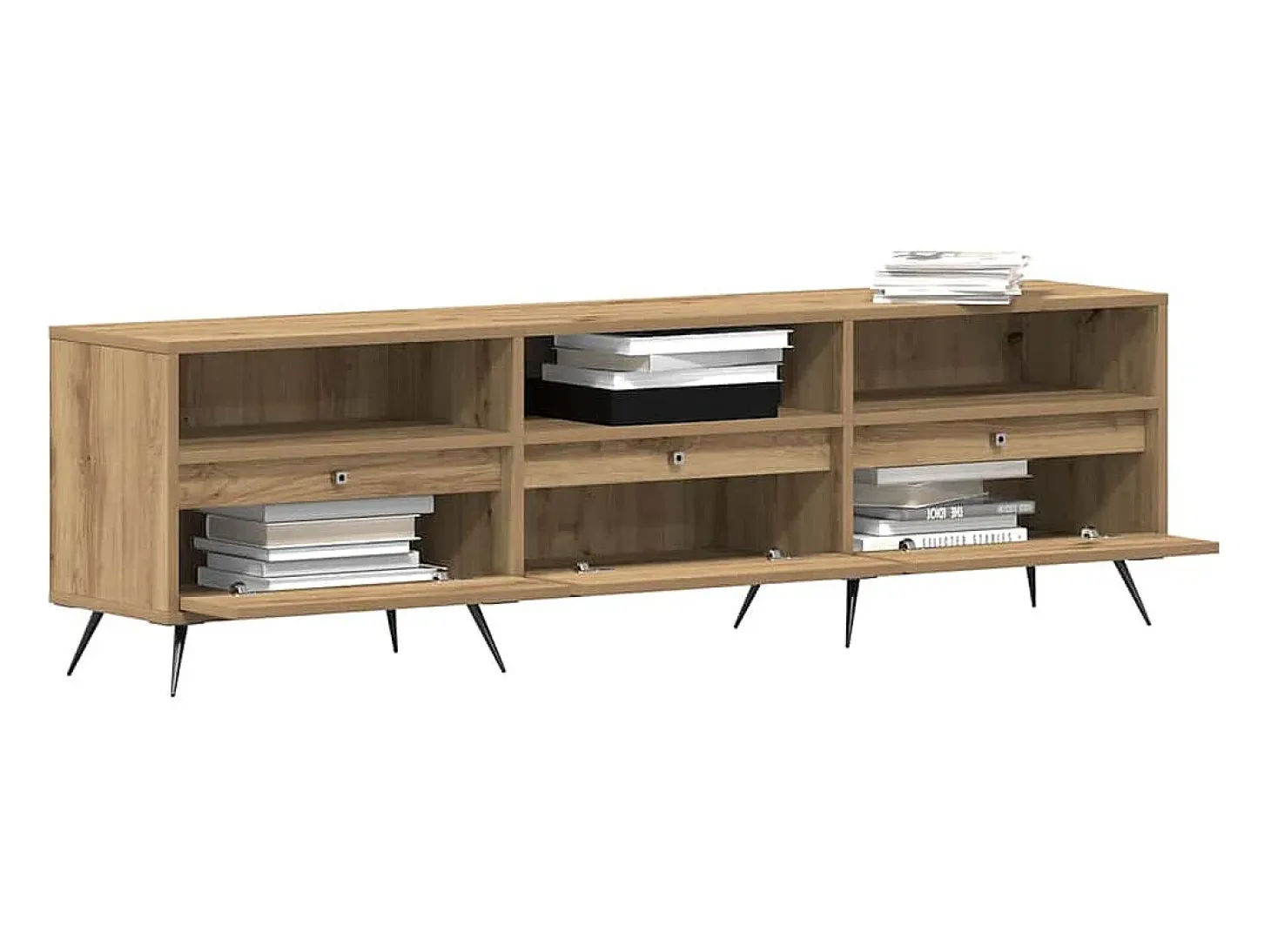 Gabinete de TV Roble artisan 150 x 30 x 44.5 cm