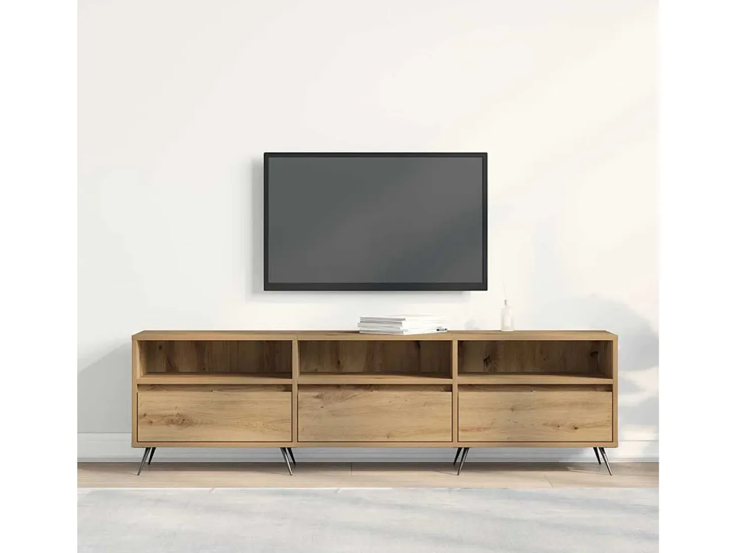 Gabinete de TV Roble artisan 150 x 30 x 44.5 cm