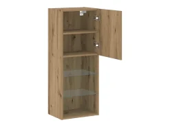 Gabinete de TV Roble artisan 40.5 x 30 x 102 cm