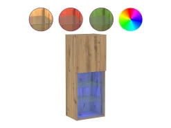 Gabinete de TV Roble artisan 40.5 x 30 x 102 cm