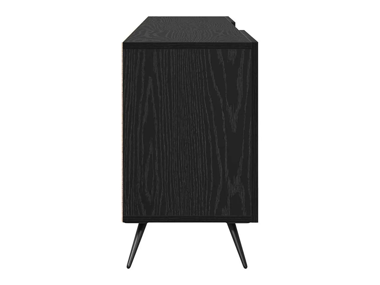 Gabinete de TV Roble negro 150 x 30 x 50 cm