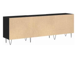 Gabinete de TV Roble negro 150 x 30 x 50 cm