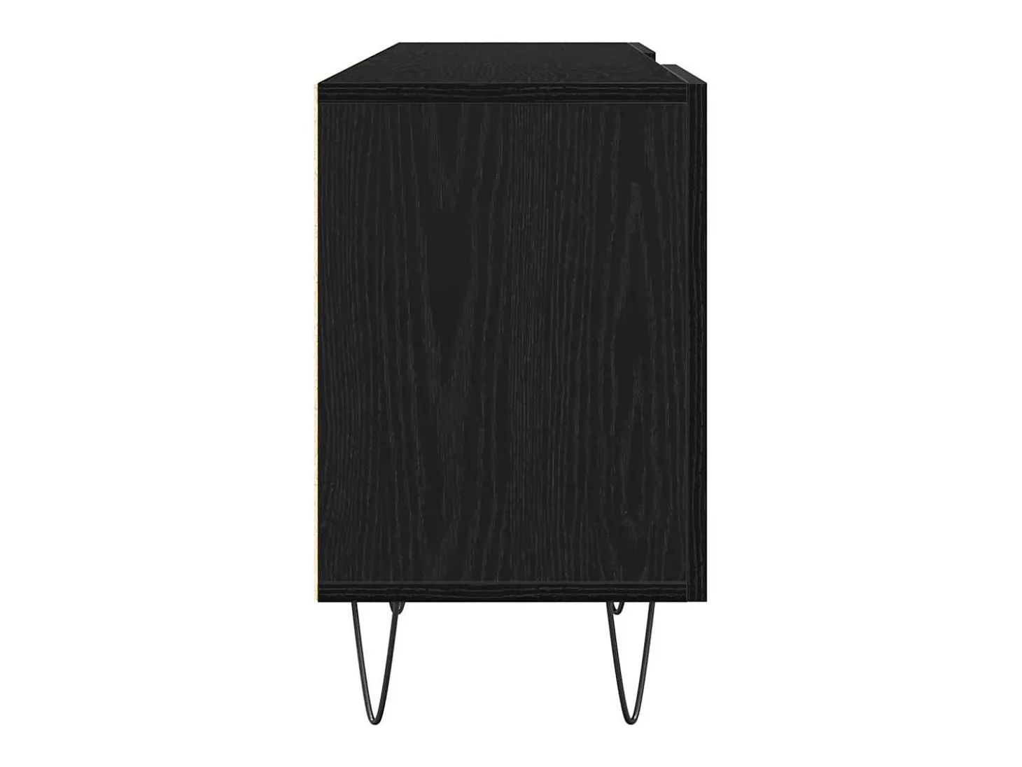 Gabinete de TV Roble negro 150 x 30 x 50 cm