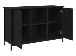 Gabinete de TV Roble negro 101 x 35 x 65 cm
