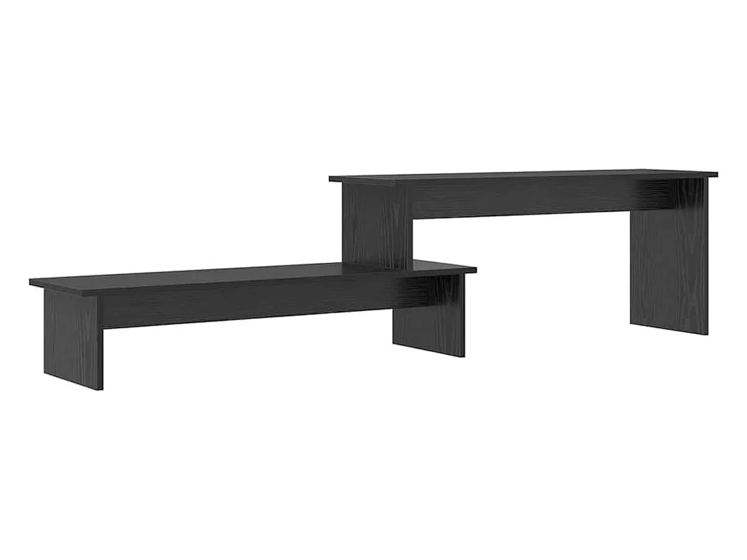 Gabinete de TV Roble negro 180 x 30 x 43 cm