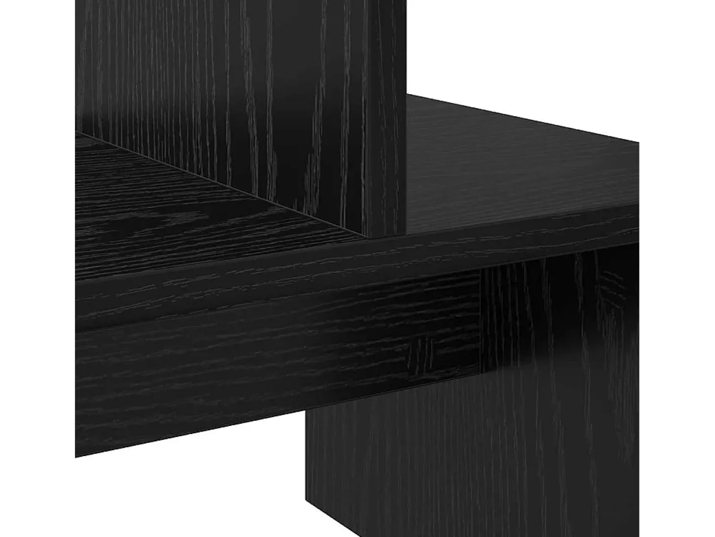 Gabinete de TV Roble negro 180 x 30 x 43 cm