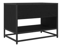 Gabinete de TV Roble negro 61 x 40 x 46 cm Madera contrachapada