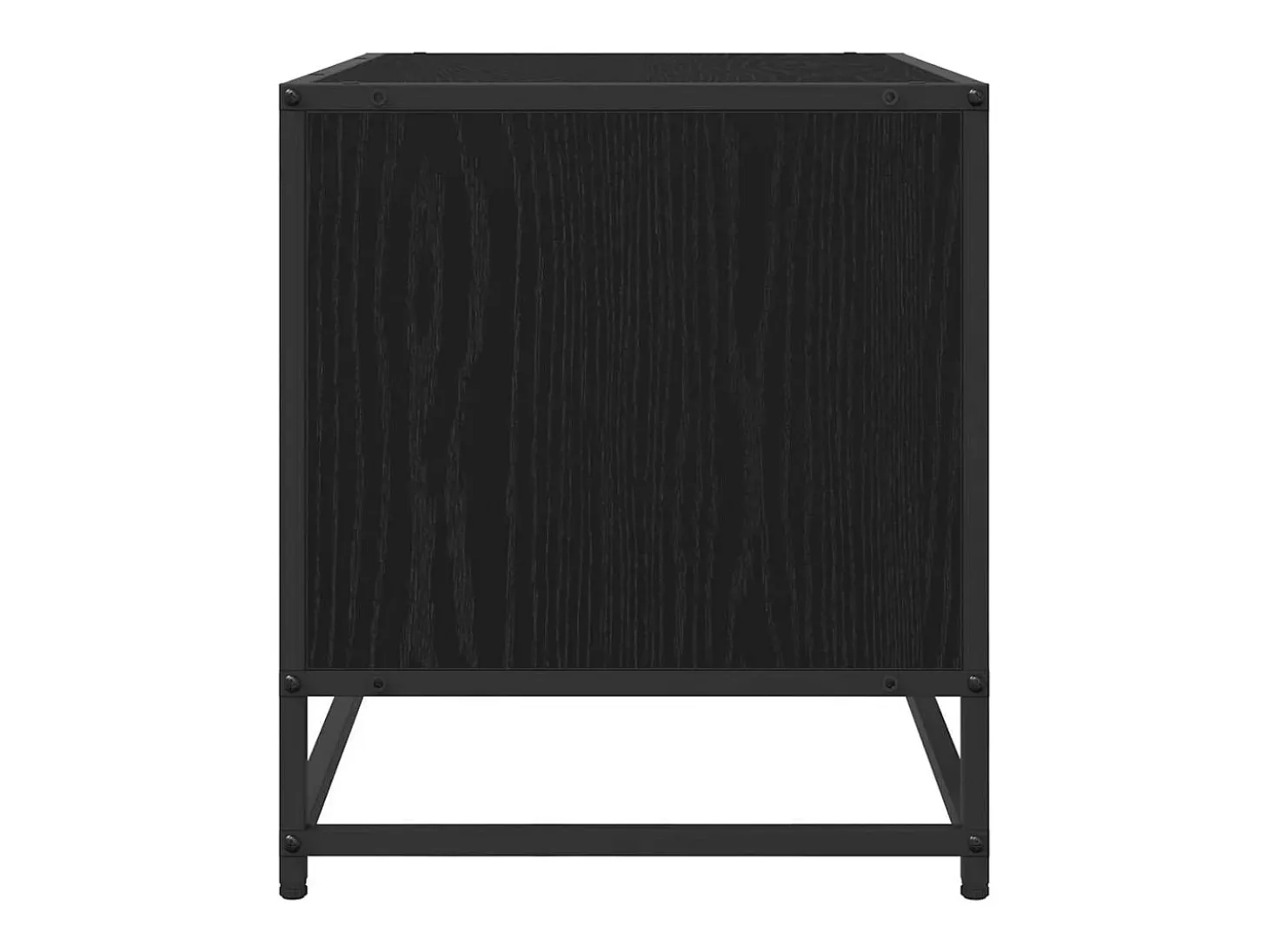 Gabinete de TV Roble negro 61 x 40 x 46 cm Madera contrachapada