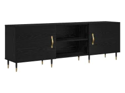 Gabinete de TV Roble negro 150 x 30 x 50 cm