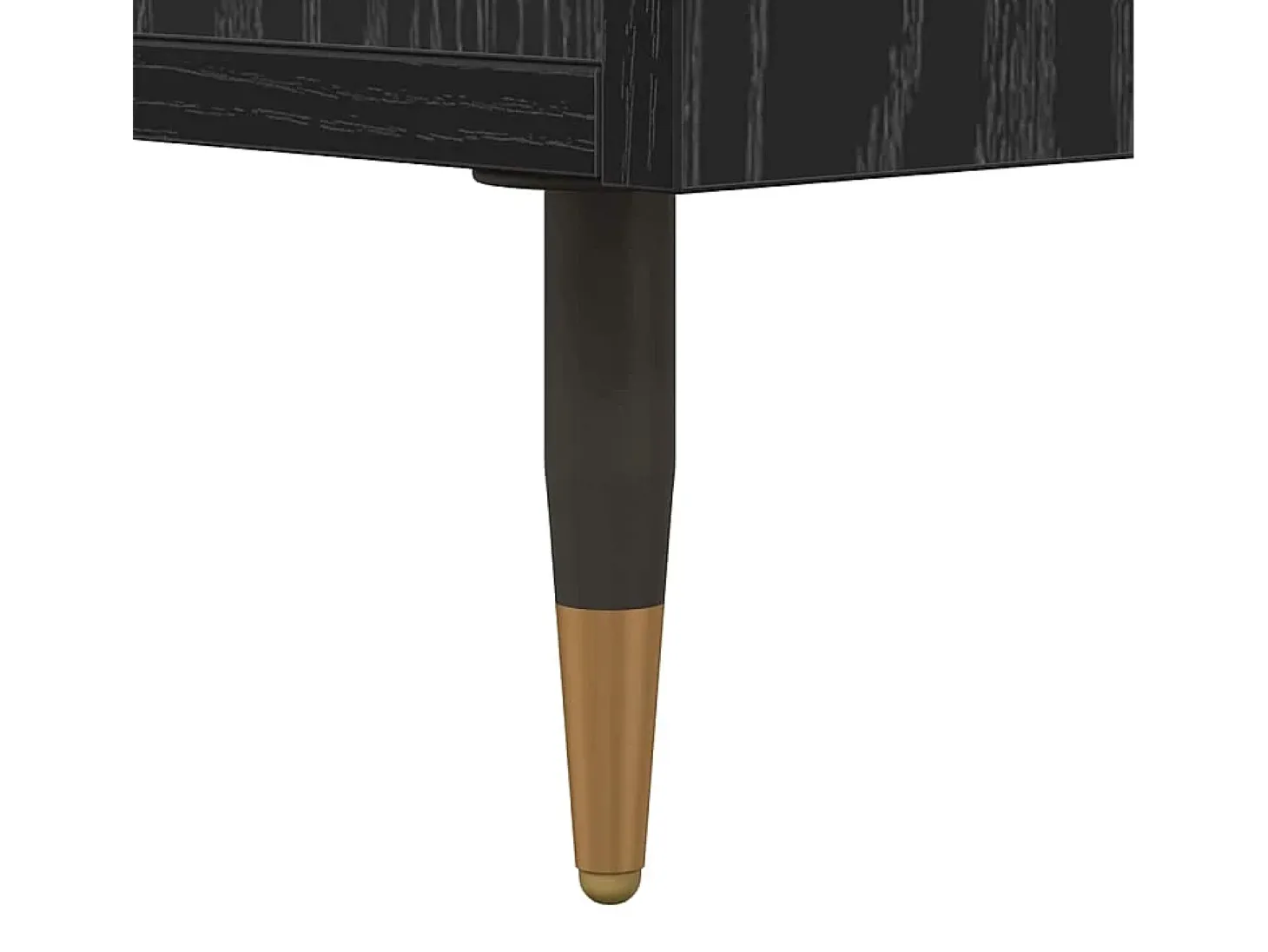 Gabinete de TV Roble negro 150 x 30 x 50 cm