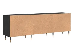 Gabinete de TV Roble negro 150 x 30 x 50 cm