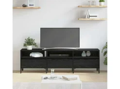 Gabinete de TV Roble negro 150 x 30 x 44.5 cm