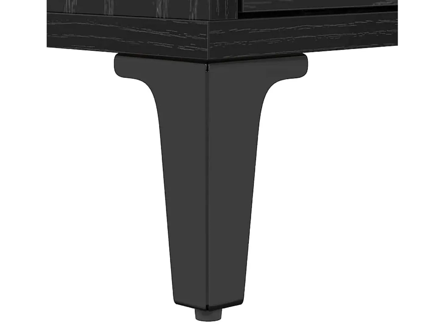Gabinete de TV Roble negro 150 x 30 x 44.5 cm