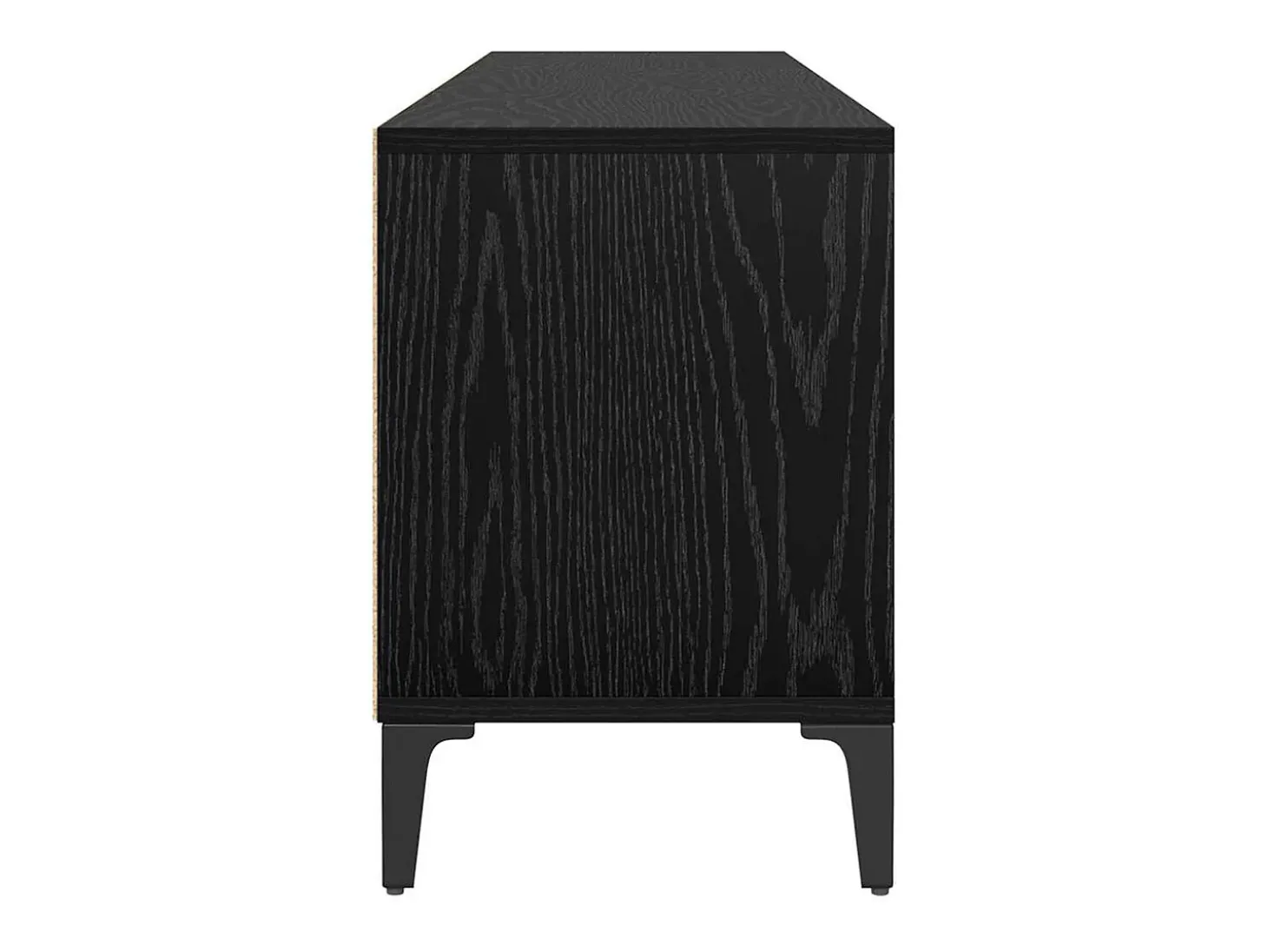 Gabinete de TV Roble negro 150 x 30 x 44.5 cm