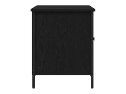 Gabinete de TV Roble negro 80 x 40 x 50 cm Madera contrachapada