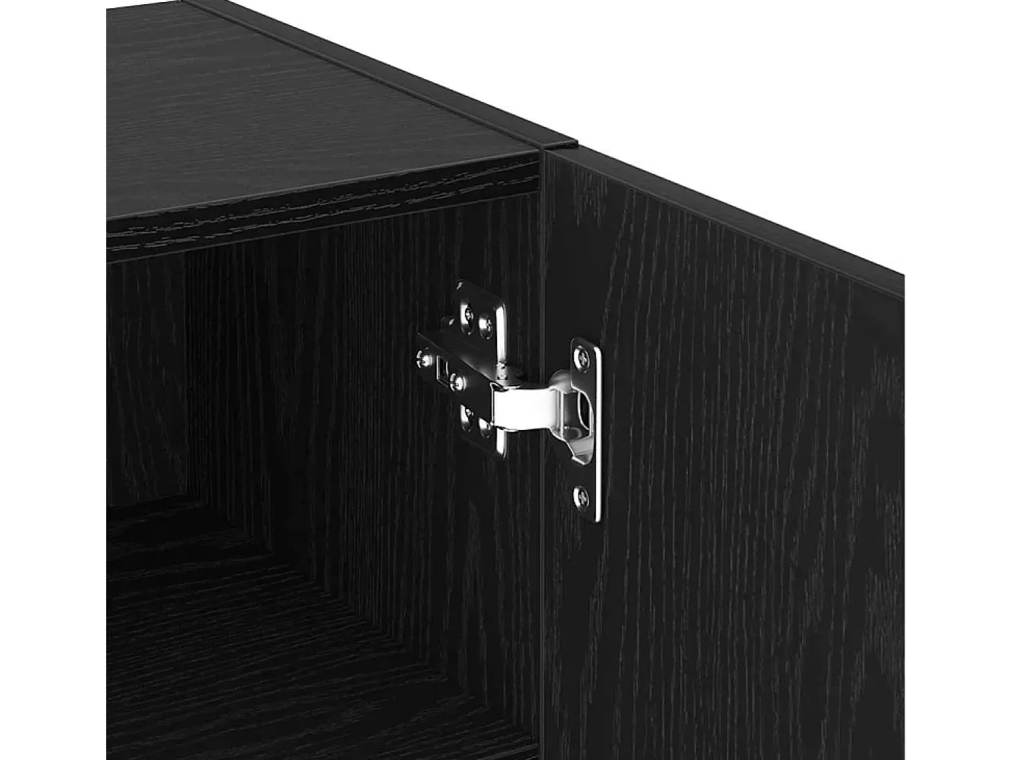 Gabinete de TV Roble Negro 40.5 x 30 x 102 cm