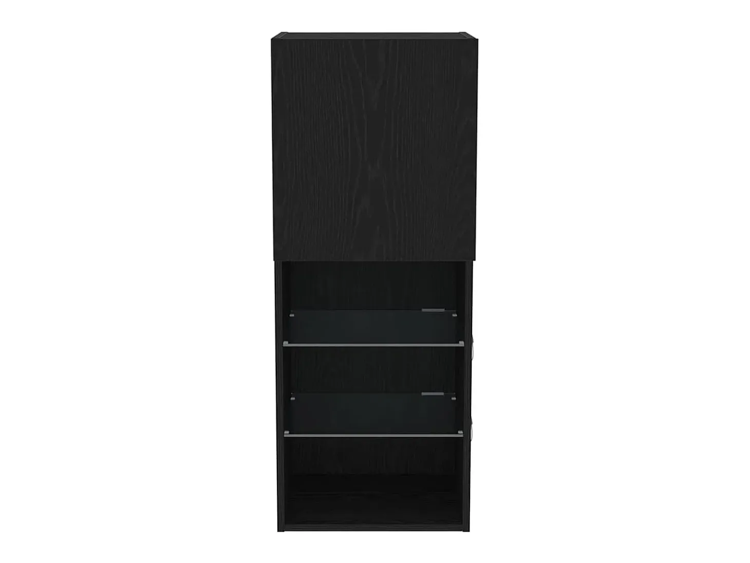 Gabinete de TV Roble Negro 40.5 x 30 x 102 cm