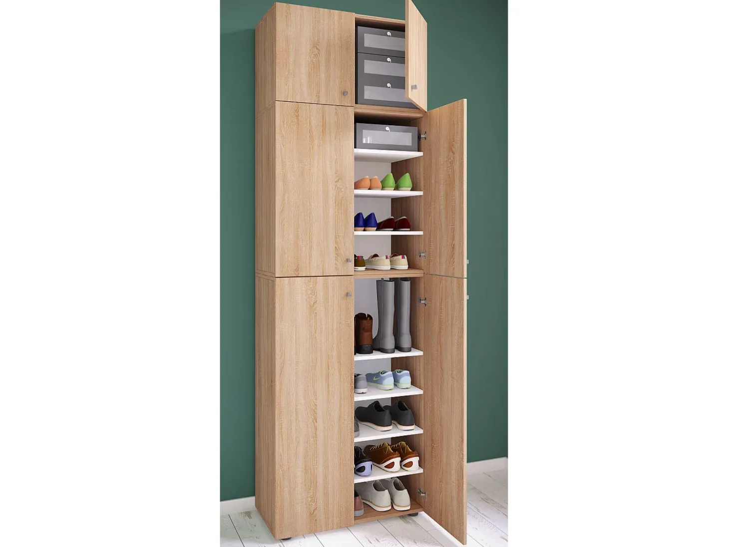 Gabinete de zapatos Lona