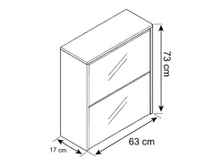 Gabinete de zapatos Stido