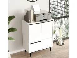 Gabinete multiusos On8B-W Blanco 74.8x90.4x35.5 cm