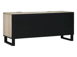 Gabinetes y estantes de almacenamiento de medios Blanco y Negro