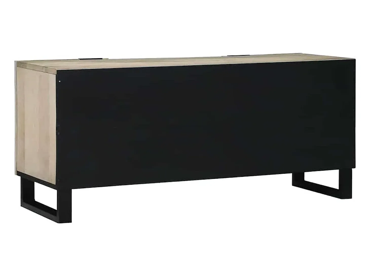 Gabinetes y estantes de almacenamiento de medios Blanco y Negro