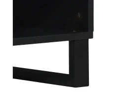 Gabinetes y estantes de almacenamiento de medios y Negro