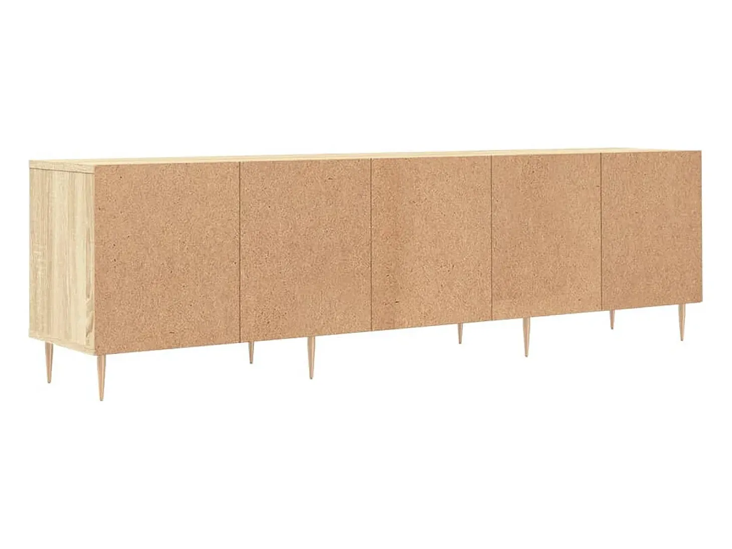 Galax Mueble de TV madera contrachapada roble Sonoma 150x30x44,5 cm