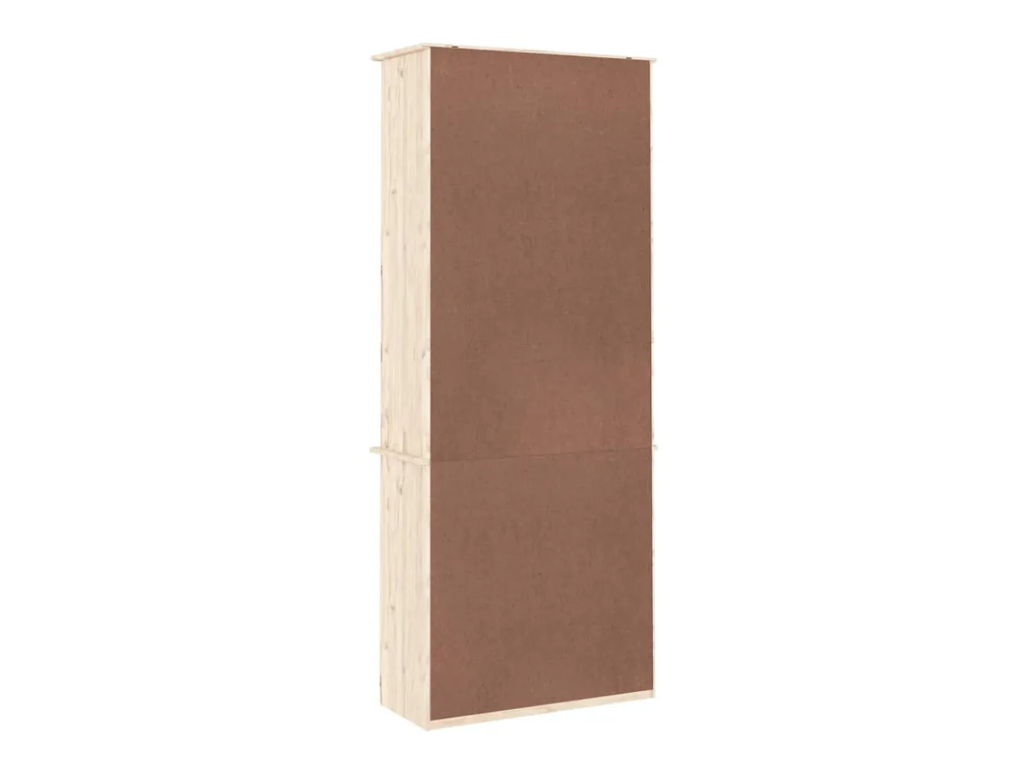 Garden Furniture - Librería con cajones ALTA madera maciza de pino 77x35x186,5 cm