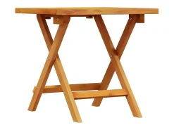Garden Furniture - Mesa auxiliar de jardín madera maciza de acacia 40x40x40 cm