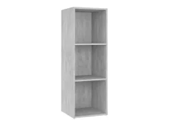 Garden Furniture - Muebles de salón 2 piezas madera ingeniería gris hormigón