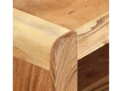 Garden Furniture - Mueble de TV de 2 piezas de madera maciza de acacia