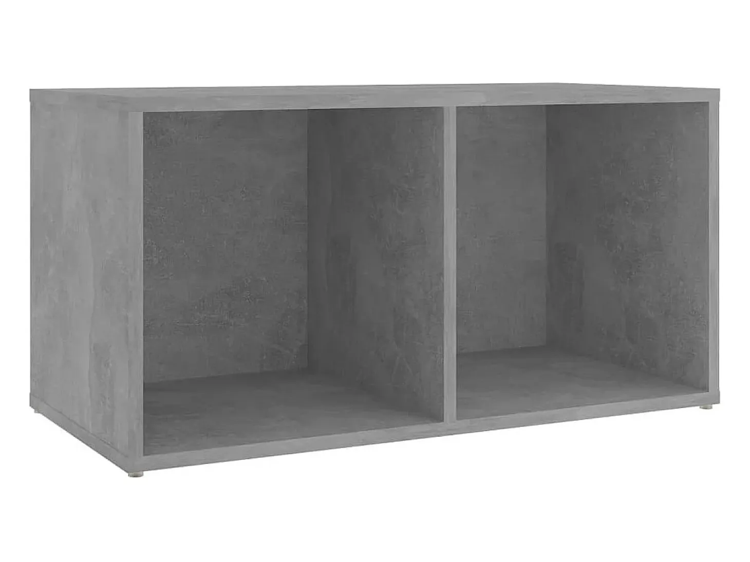 Garden Furniture - Muebles de salón 2 piezas madera ingeniería gris hormigón