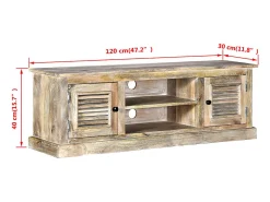 Garden Furniture - Mueble para TV de madera maciza de mango