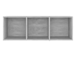 Garden Furniture - Muebles de salón 4 piezas madera ingeniería gris hormigón