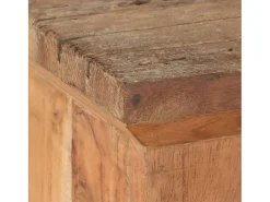 Garden Furniture - Mueble para TV madera de acacia y madera reciclada 120x30x40 cm
