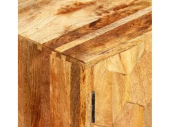Garden Furniture - Mueble para TV de madera maciza de mango 118x35x40 cm
