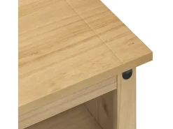Garden Furniture - Mueble de TV Corona madera maciza de pino 100x40x52 cm
