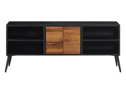Garden Furniture - Mueble de TV teca maciza reciclada 112x31x45 cm
