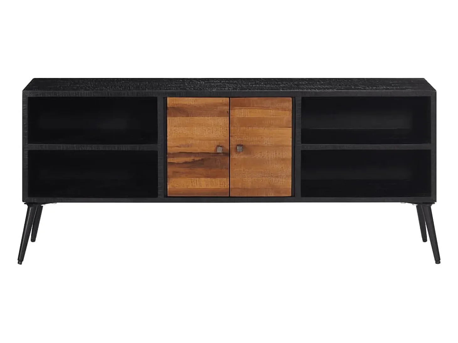 Garden Furniture - Mueble de TV teca maciza reciclada 112x31x45 cm