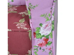 Garden Furniture - Sillón con diseño de retales de tela Patchwork