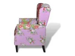 Garden Furniture - Sillón con diseño de retales de tela Patchwork