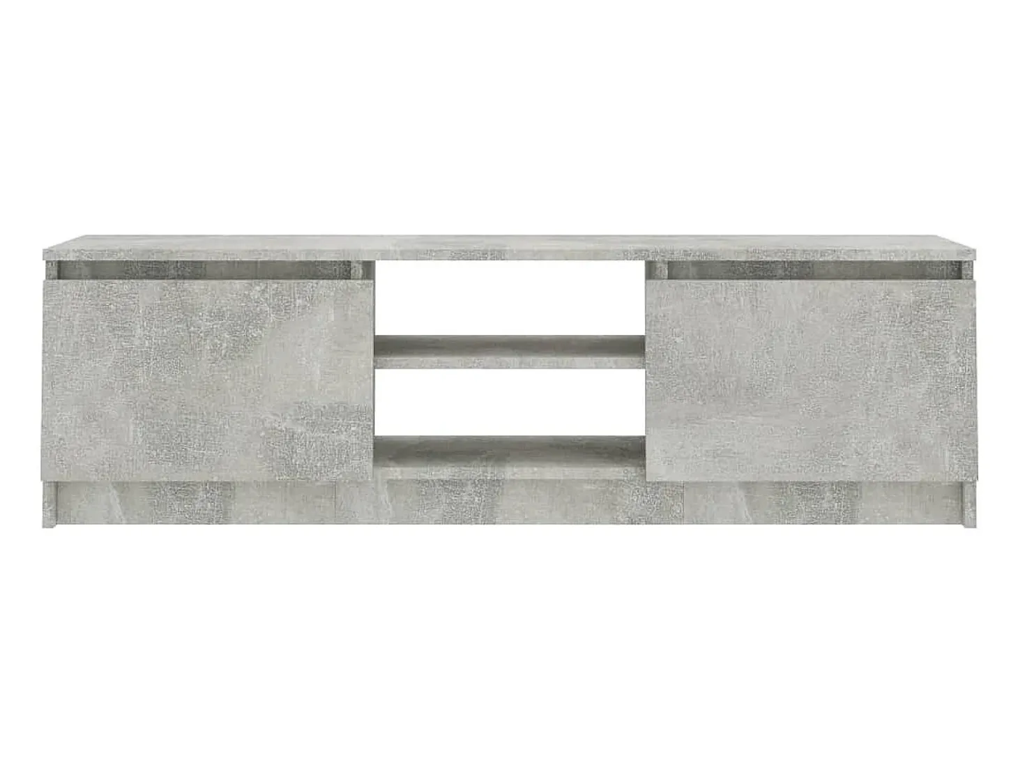Gene Scott Mueble para TV de aglomerado gris hormigón 120x30x35,5 cm