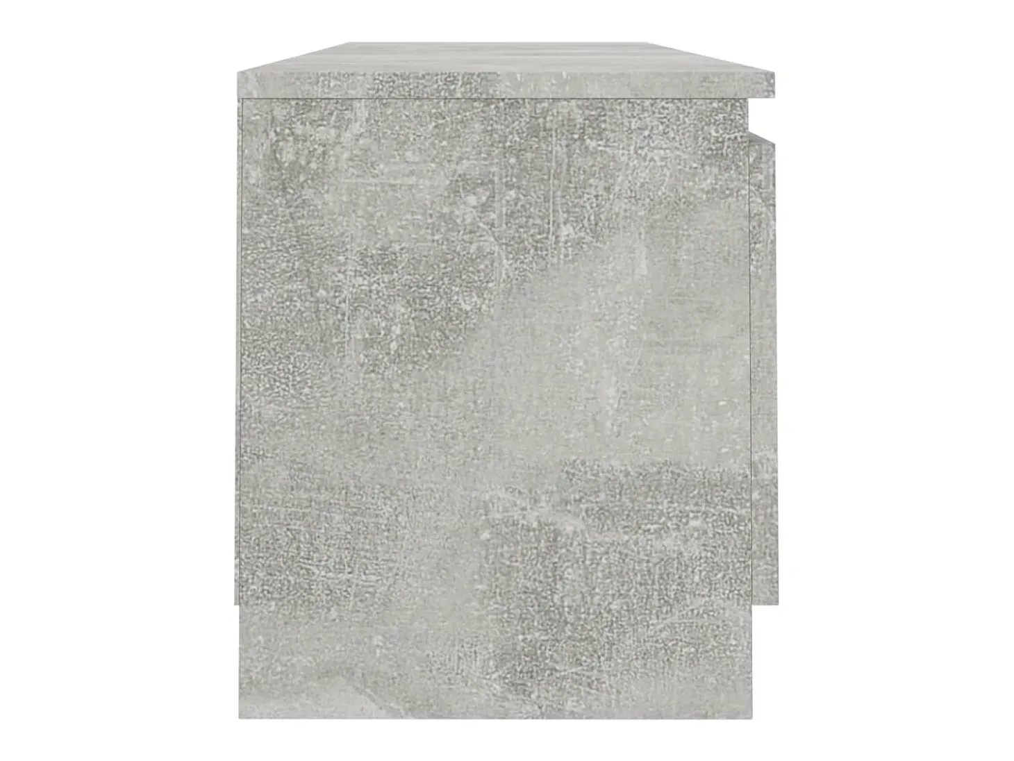 Gene Scott Mueble para TV de aglomerado gris hormigón 120x30x35,5 cm