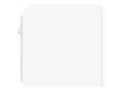 Gerben Mueble de TV de pared con luces LED blanco 30,5x35x30 cm
