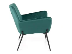 Gin - Sillón de terciopelo verde