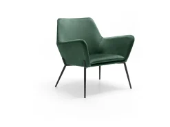 Gin - Sillón de terciopelo verde