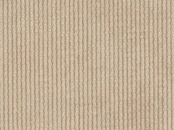 Gran sofá rinconera izquierda convertible de pana beige POGNI de Maison Céphy