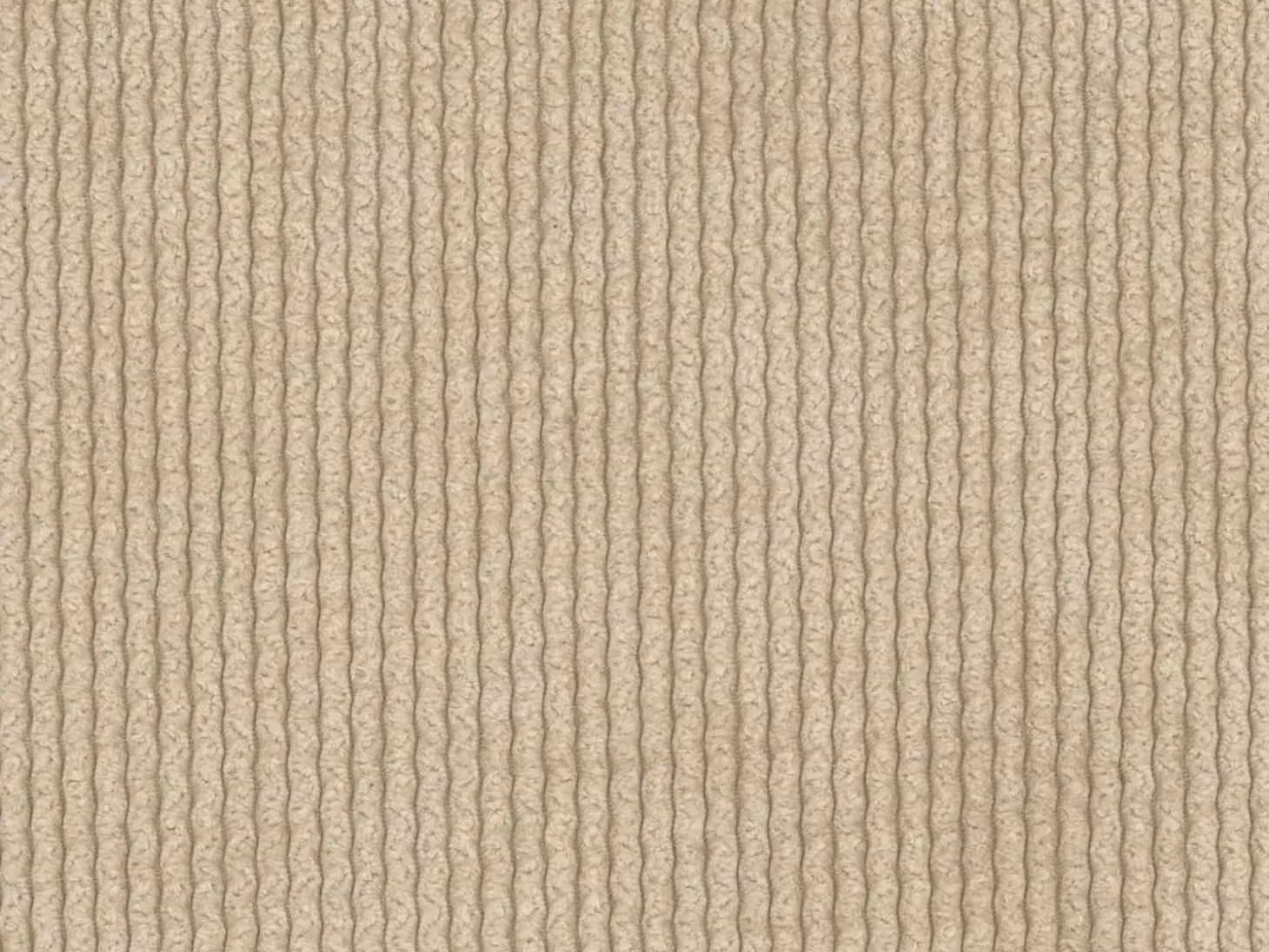 Gran sofá rinconera izquierda convertible de pana beige POGNI de Maison Céphy