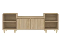 Grylis Mueble para TV madera contrachapada roble Sonoma 160x35x55 cm